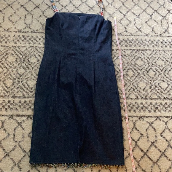 Muse beaded strap jean dress - Picture 12 of 15